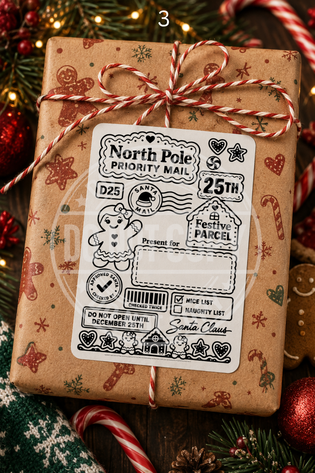 Christmas Post labels