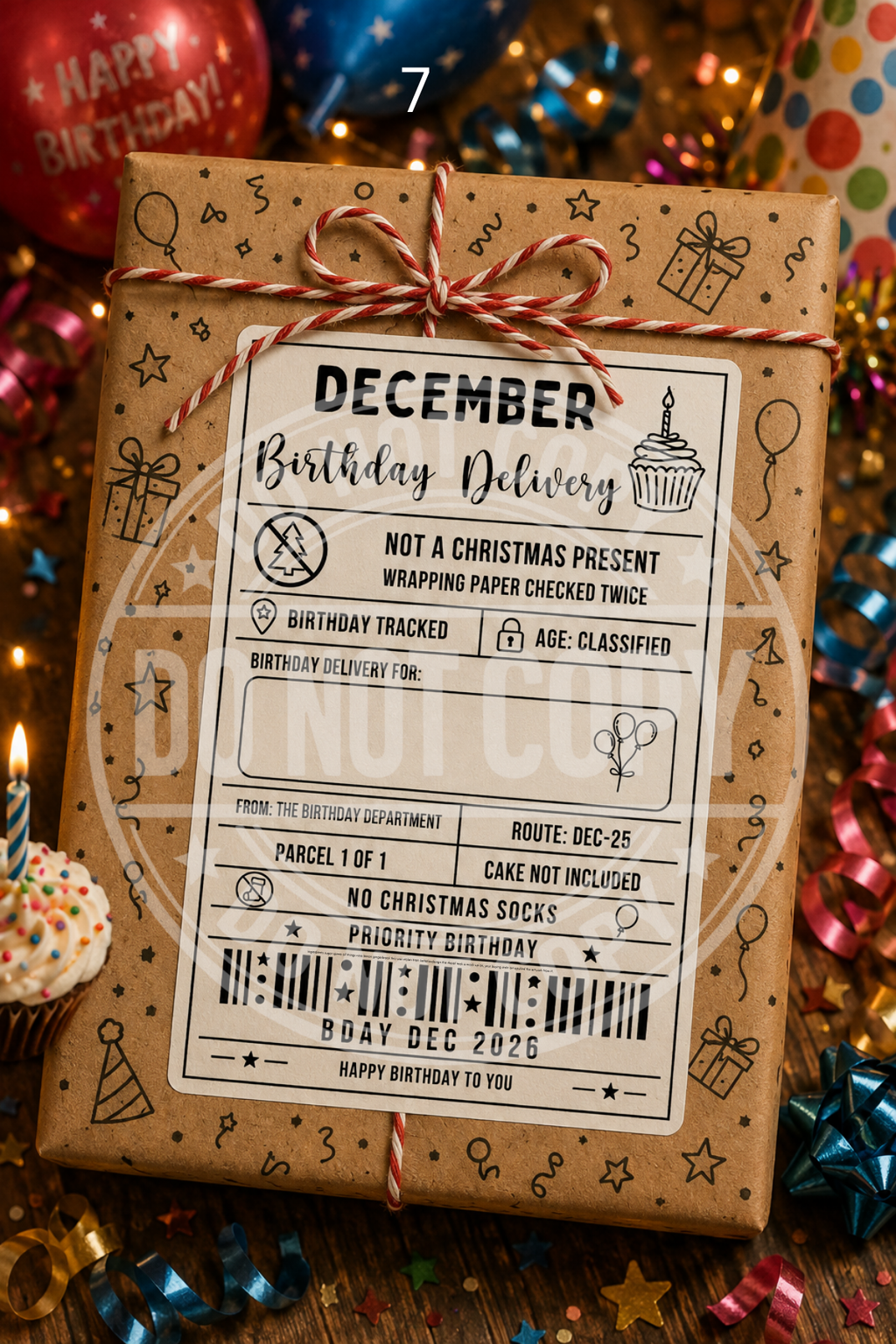Christmas Post labels