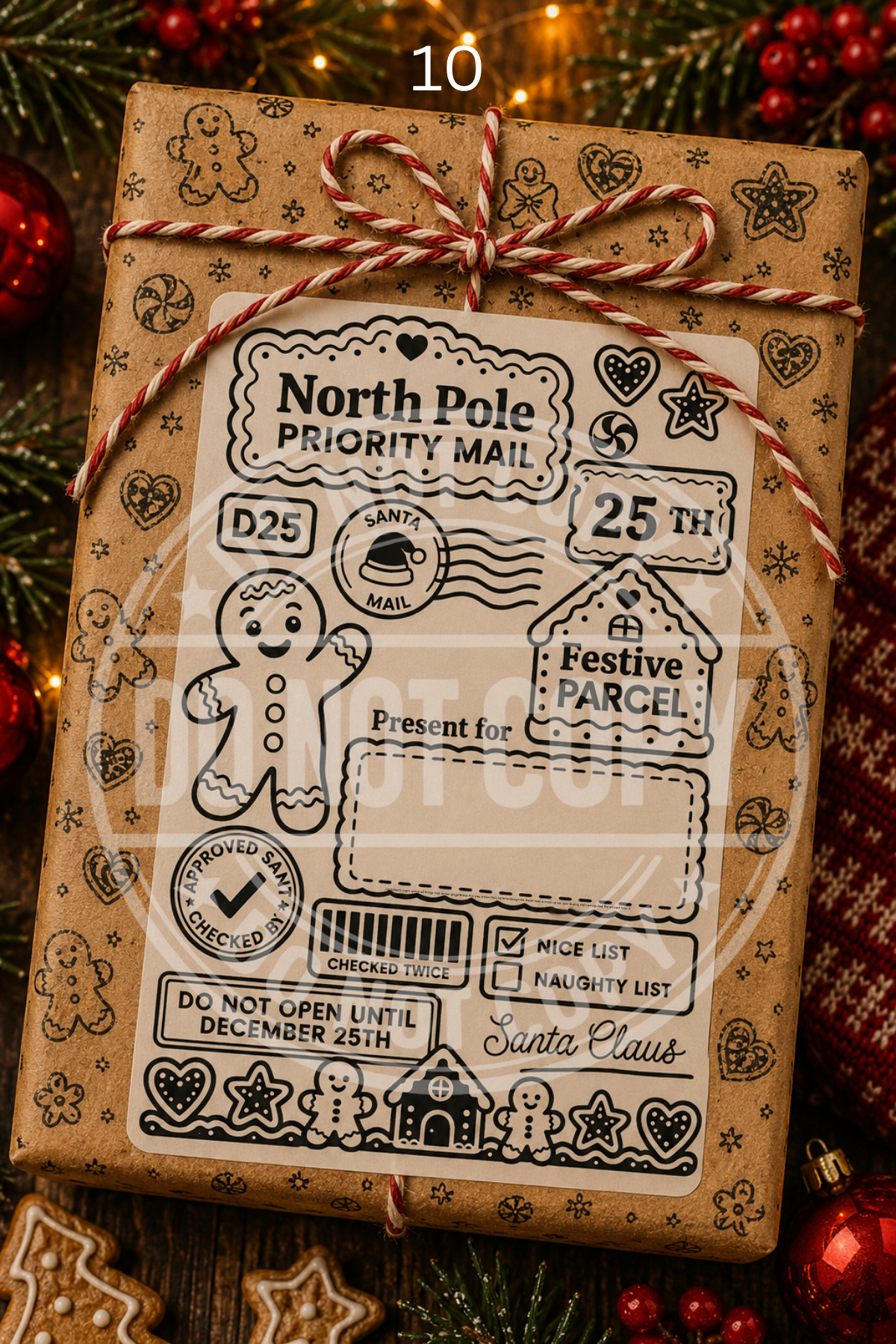 Christmas Post labels