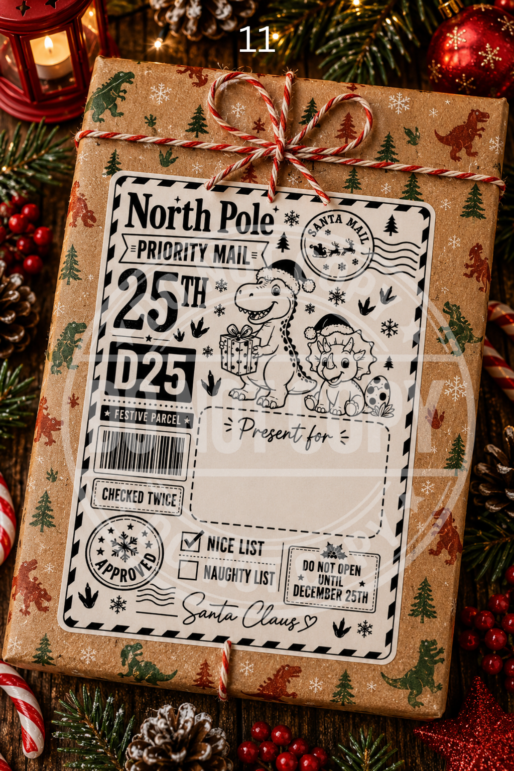 Christmas Post labels