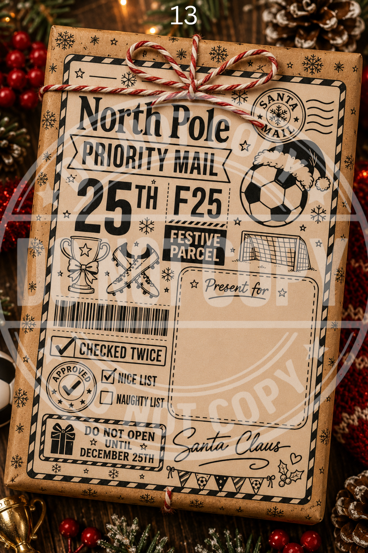Christmas Post labels