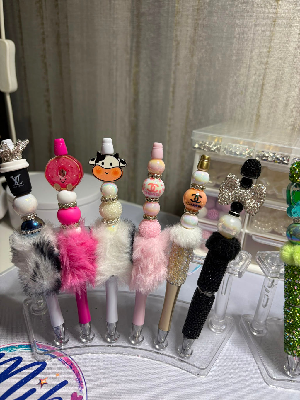 Custom Beaded  Pens